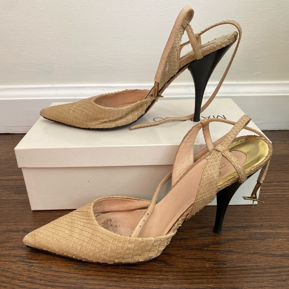 Fendi snakeskin pumps